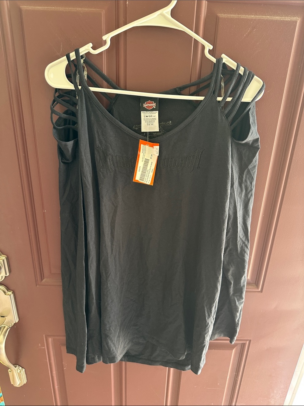 Harley-Davidson Black Multi-Strap Women's Tank Top